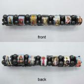 Magnetic Hematite Religious Sealed Icon Bracelet 7.8inch